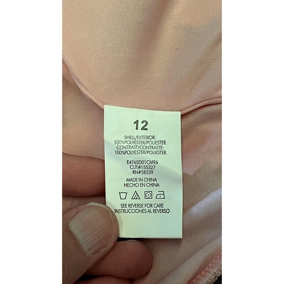 Speechless Kids Dress Girls 12 Pink Floral Ruffle Asymmetrical Layered Zipper - Picture 8 of 9